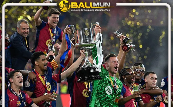 ดูบอลสด ฟลิค ยกย่องลูกทีม สู้สุดใจ พาบาร์ซ่า ซิวชัย แชมป์โกปา เดล เรย์